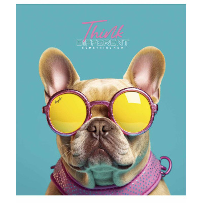 Зошит Школярик Think different 96 аркушів лінія (096-3395L) Вінниця - фото 3