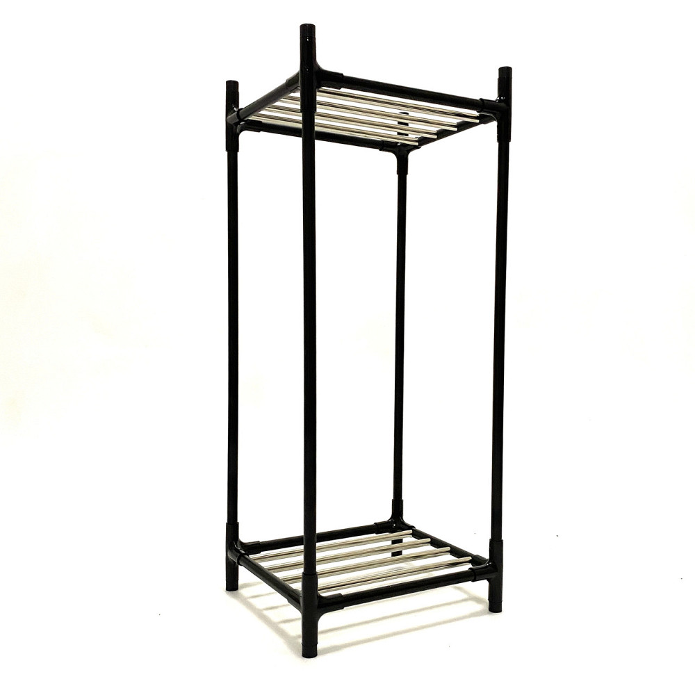 Двухрівнева підставка під бутилі 19 л Tandem Plus, металева, чорна, на 2 бутля Борисполь - изображение 8