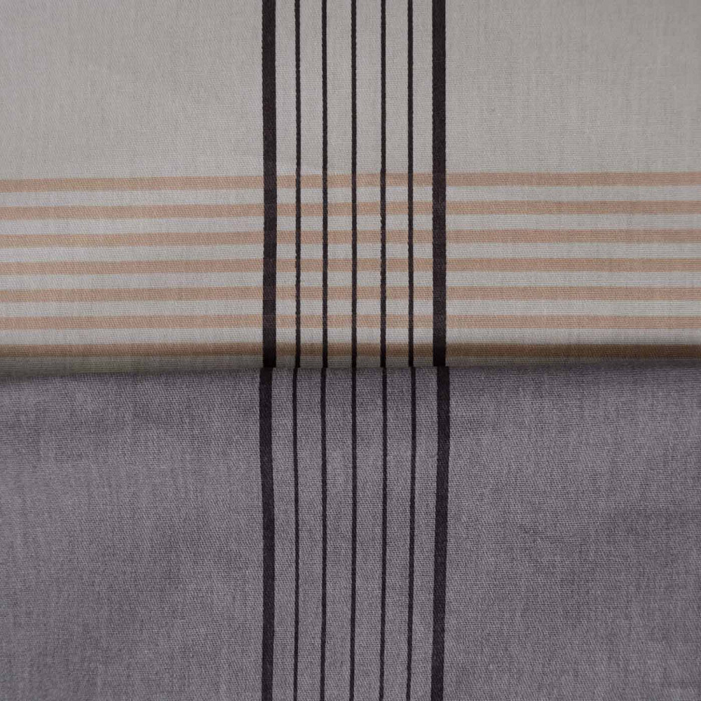 Cімейний комплект постільної білизни Сатин Персіваль 125 г/м2 YouStar (Сірий) 2 х 70х70 Суми - фото 3