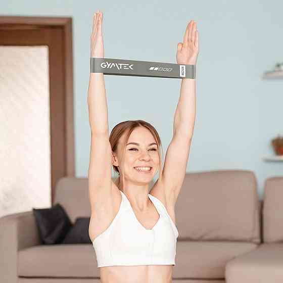 Набор резинок для фитнеса Gymtek 0,5-30кг серый Киев