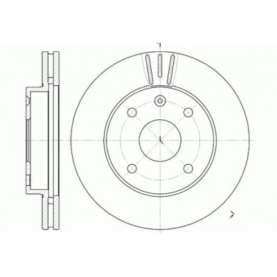 Гальмівний диск REMSA 6959.10 Вінниця - фото 1