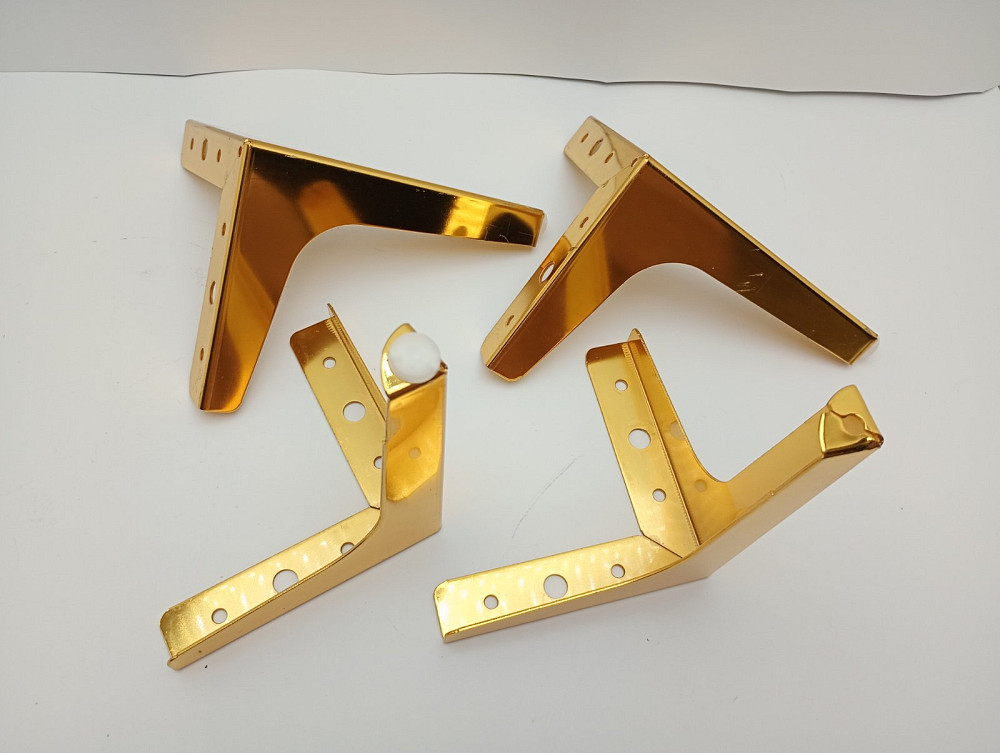 Опорні меблеві металеві ніжки 4 шт (товар вживаний) Луцьк - фото 1