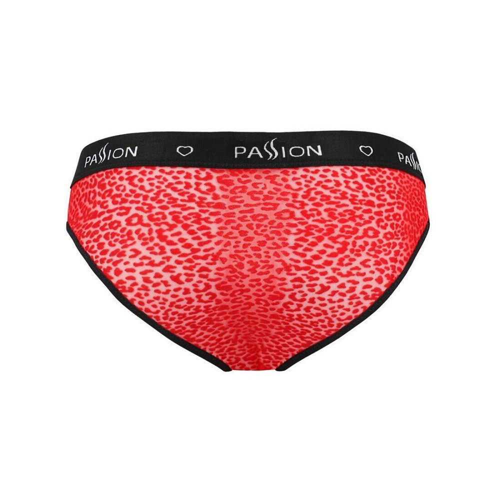 Мужские полупрозрачные трусы Passion 031 SLIP MIKE XXL/XXXL Red, под леопард Sex Aura Киев - изображение 6