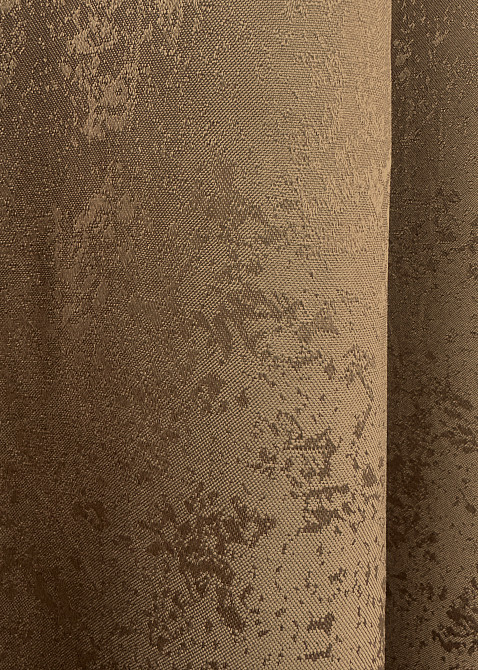 Комплект коротких штор VR-Textil Жаккард Мрамор Al1 № 660ш Коричневый 130х170 см 2 шт (35-0387) Киев - изображение 7