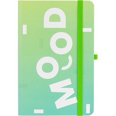 Книга записная Optima Mood А5 128 листов линия зеленый (O20812-44) Винница - изображение 1