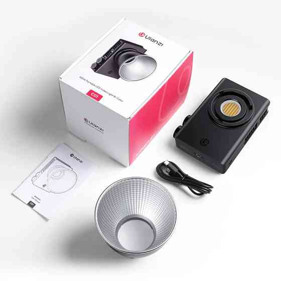 Постоянный свет мини карманное сверхмощное 100Вт Bi-Color 2700-6500К CRI96+ Mini Bowens Ulanzi L099 Киев