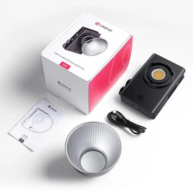 Постійне світло міні кишенькове надпотужне 100Вт Bi-Color 2700-6500К CRI96+ Mini Bowens Ulanzi L099 Київ - фото 3