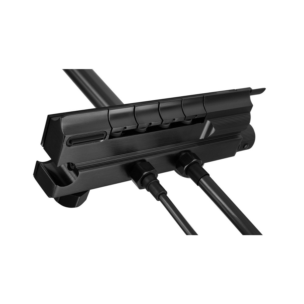 Душевая колонна Zerix PBI-009-J BLACK из алюминия с кнопочным переключателем и 4 режимами Харьков - изображение 7