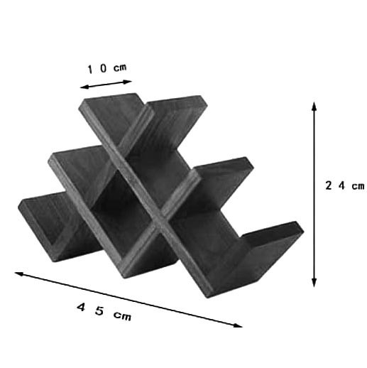 Настільна винна полиця "Буфада" сепія Миколаїв - фото 2