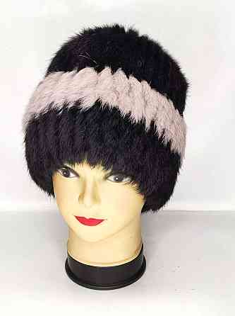 Шапка женская меховая Кубанка Рената Пудровый Харьков