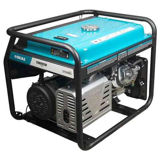 Генератор бензиновий 230 В 6.0/6.5 кВт 4-тактний електрозапуск SIGMA (5710491) Київ