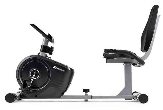 Горизонтальный велотренажер Hop-Sport HS-2050L Beat серебристый Киев