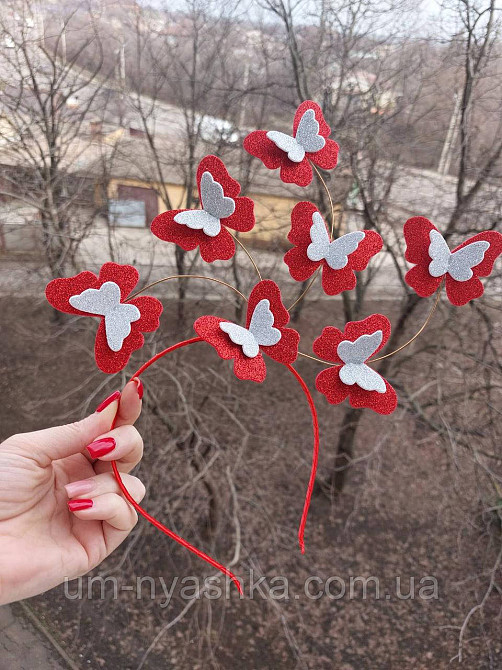 Обруч бабочки Бабочка голубая Кривой Рог - изображение 1