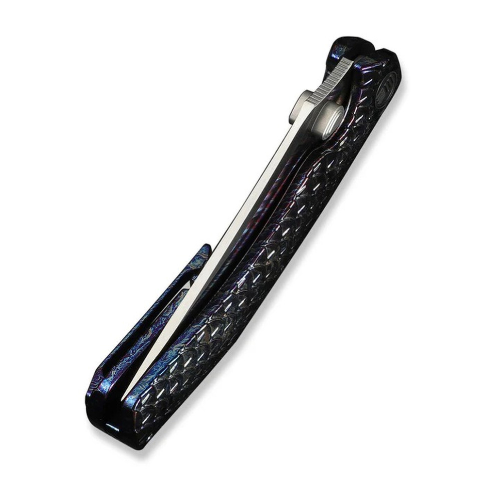 Ніж складаний туристичний Weknife Dracarys, (9.1 см) Böhler M390 / титан 6AL4V полум’яний Київ - фото 7