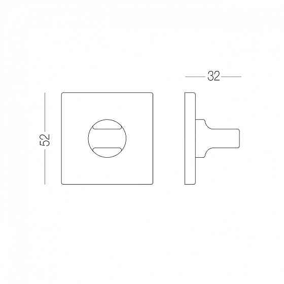 НАКЛАДКА ПІД WC T20 MA МАТОВИЙ АНТРАЦИТ Київ