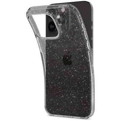 Чехол для мобильного телефона Spigen Apple iPhone 15 Pro Liquid Crystal Glitter Crystal Quartz (ACS06701) Винница - изображение 3