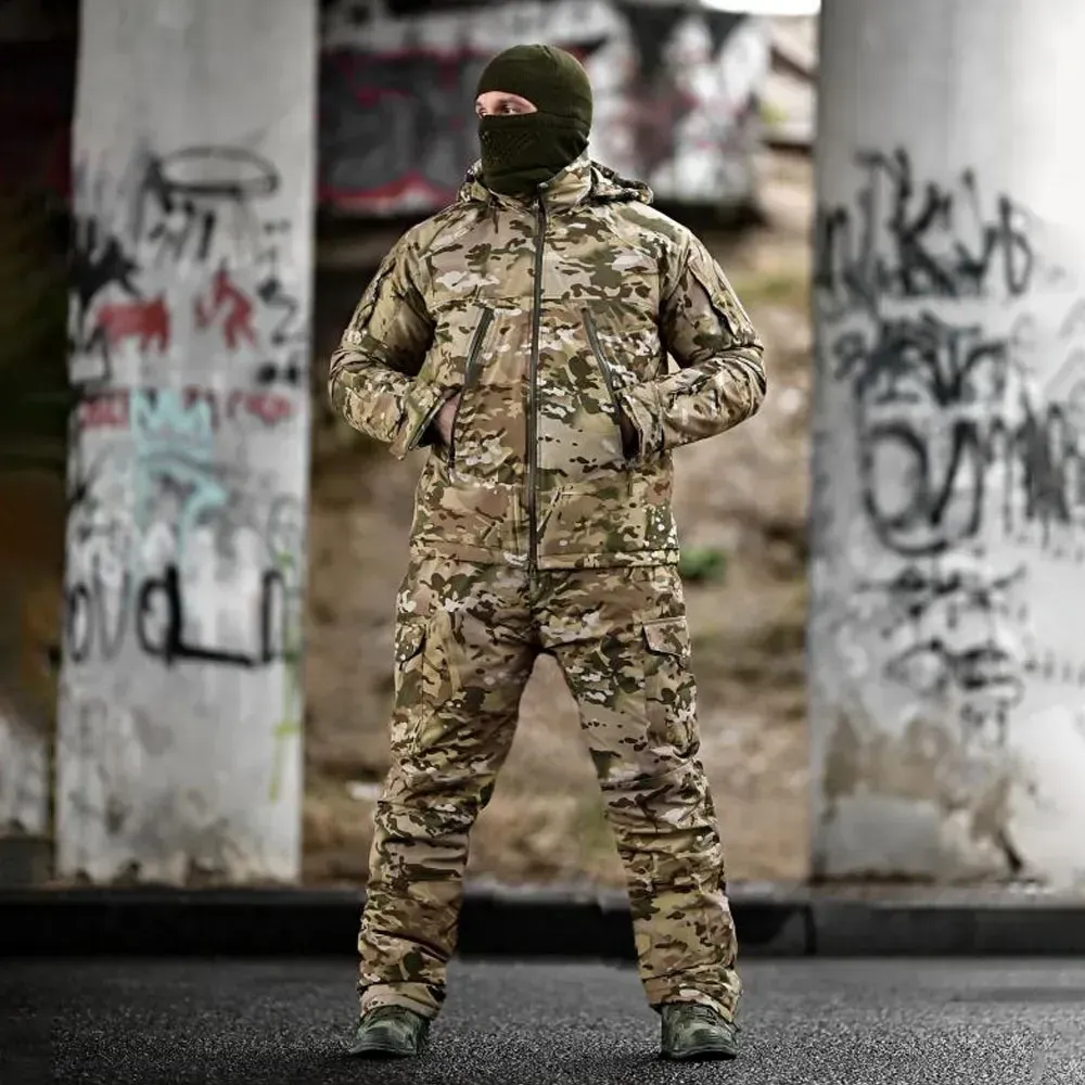 Костюм зимний тактический Octavian куртка и штаны пп8164 (k8 - 00) Мультикам 3XL Киев - изображение 7