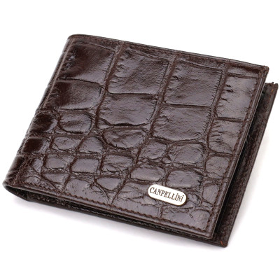 Гаманець Canpellini З натуральної шкіри Коричневий (21943) Вінниця - фото 1