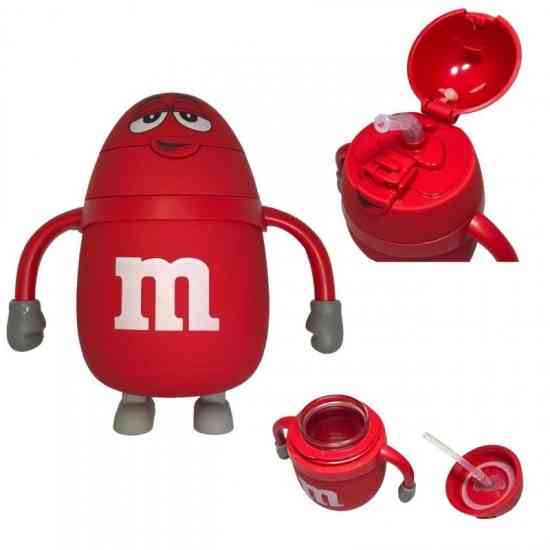 Термос детский с трубочкой M&Ms (Красный) Винница