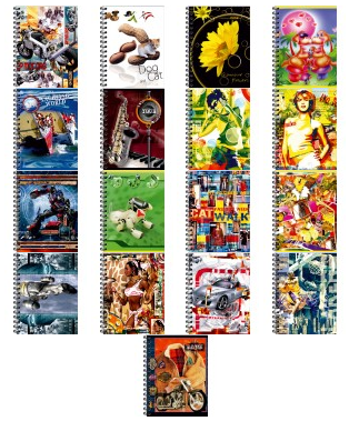 Блокнот В5/48 арк."Графіка" # офсет, м'яка обкл. бокова спіраль, ТВ5248, шт Київ - фото 1