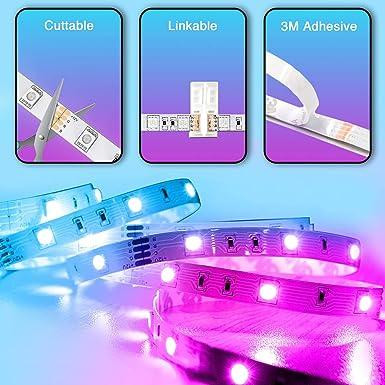Светодиодная RGB лента phopollo 7,5 м 12 В, пульт 44 кнопки, 20 цветов, 8 режимов, самоклеящаяся Киев - изображение 2