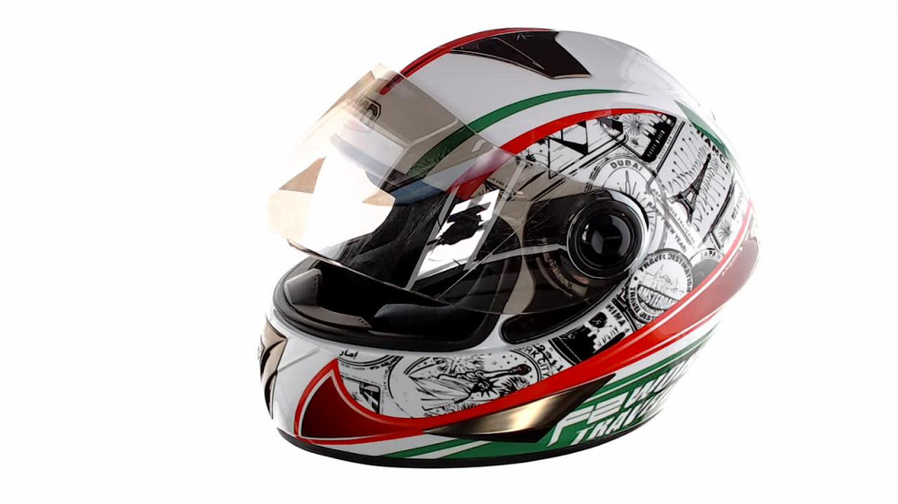 Шолом-інтеграл (-500) (size: XL, біло-червоно-зелений) Мукачево - фото 1