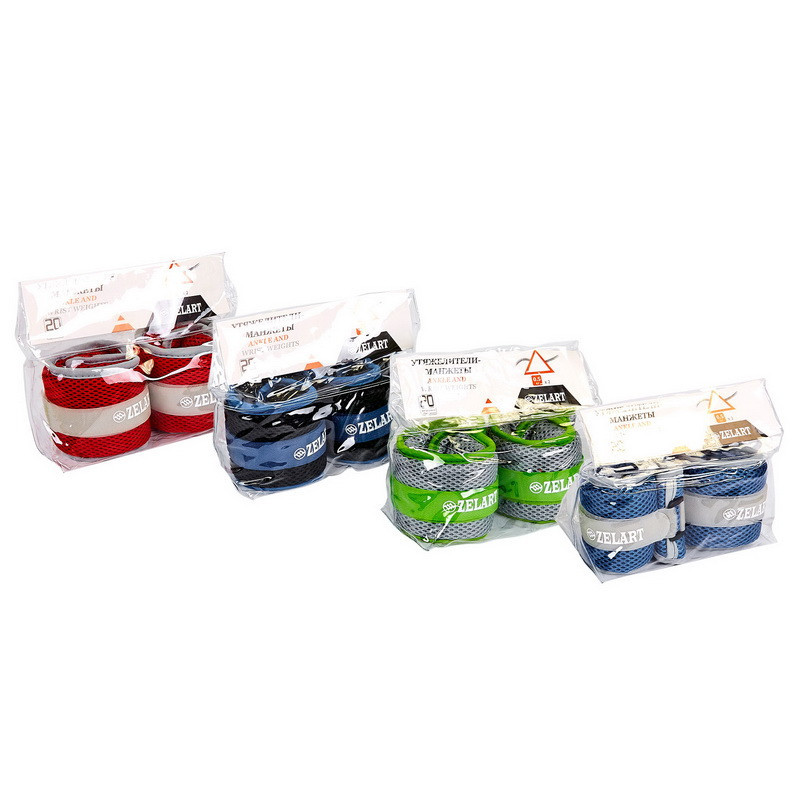 Утяжелители-манжеты водонепроницаемые Zelart FI-7210-1 2x1кг Вишнёвое - изображение 10