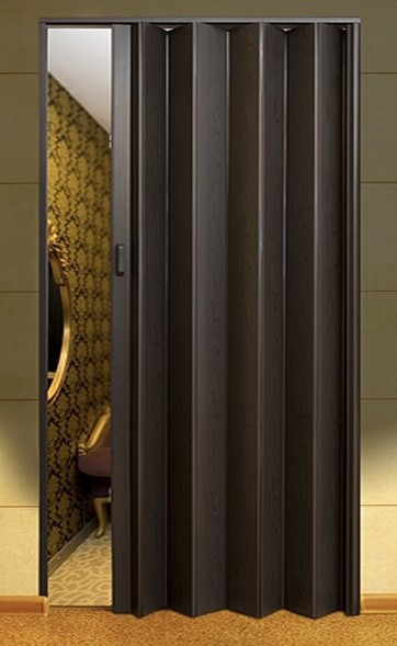 Дверь гармошка глуха  Vinci Decor MELODY Єспрессо 820х2030х6мм Дніпро - фото 1