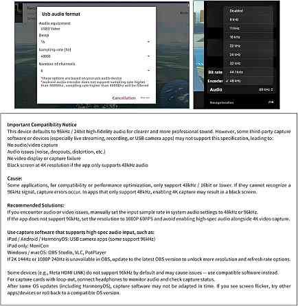 Карта захвата 4K60 / 1080P240 HDMI USB 3.0 на USB‑C/A с аудио входом и микрофонным выходом совместима с Switch Киев