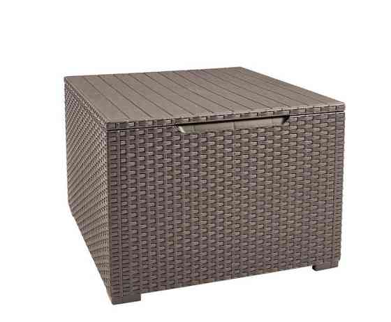 Комплект садой мебели Keter Emma balcony set, стол-сундук, бежевый Киев