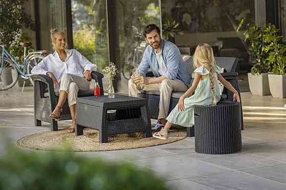 Стіл-бар Keter COOL STOOL, пластик, антрацит Київ