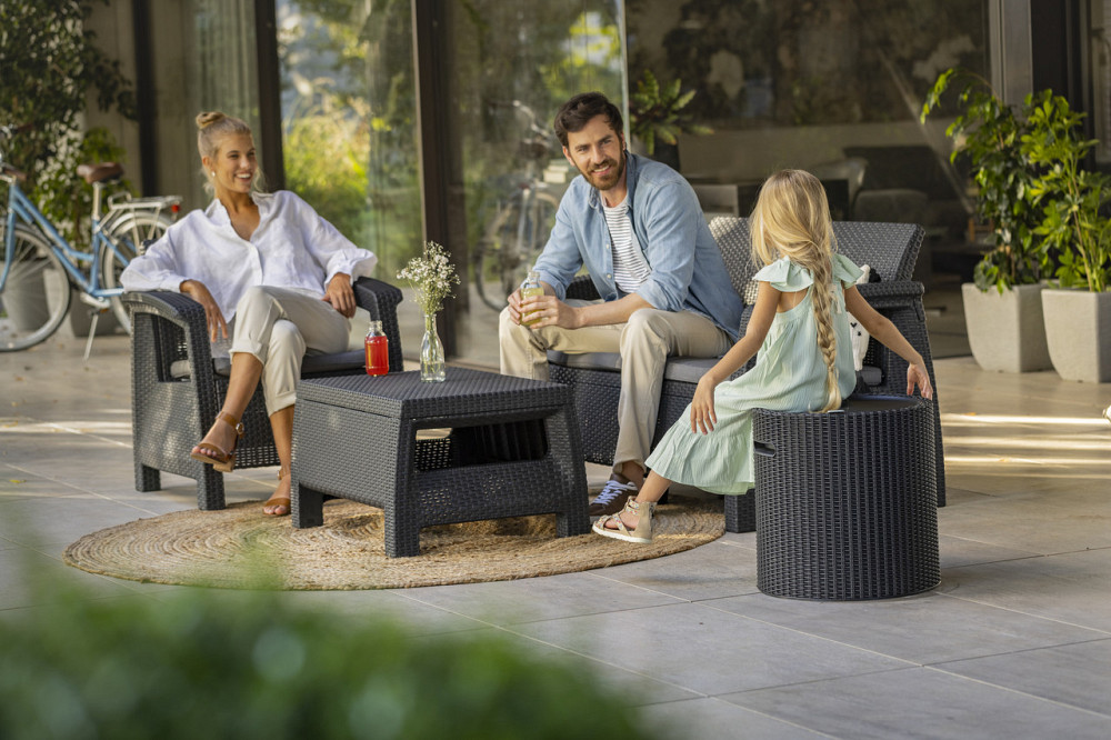 Стіл-бар Keter COOL STOOL, пластик, антрацит Київ - фото 6