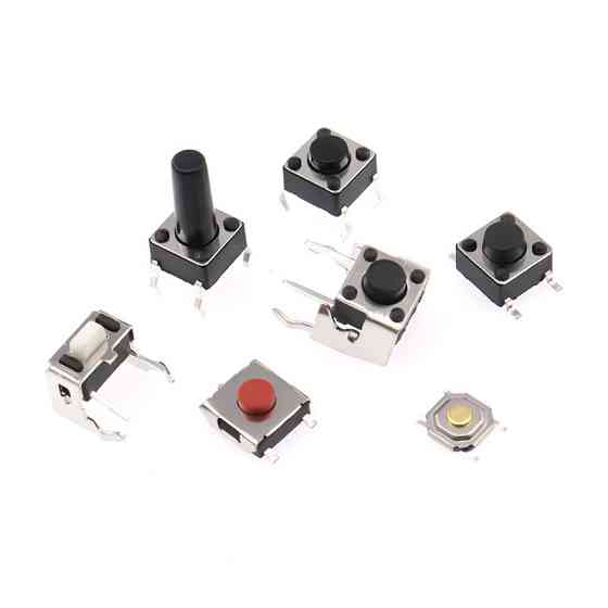 Тактовая кнопка 6x6 мм, 100 шт, радиодетали Киев