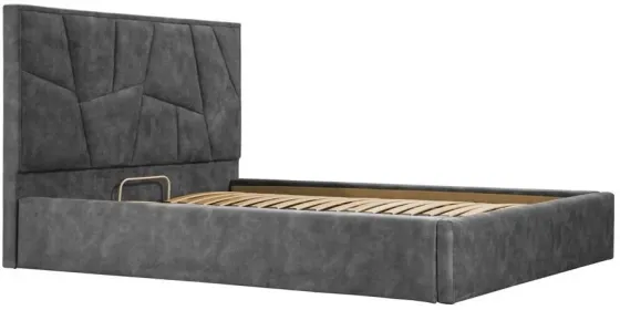 Кровать Mega Standart 140 x 200 см Bolzano Dk Grey Темно-серый Киев