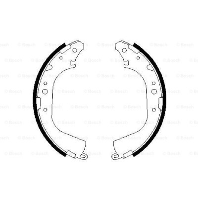 Гальмівні колодки Bosch 0 986 487 354 Вінниця - фото 1