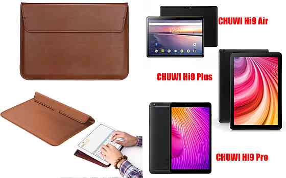 Чехол-конверт VitoCase для CHUWI Hi9 Air, Hi9 Plus, Hi9 Pro, с функцией подставки для планшета Коричневый Киев