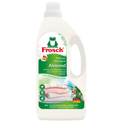 Гель для стирки Frosch для шерсти Миндальное молочко 1.5 л (4009175942845) Винница - изображение 1