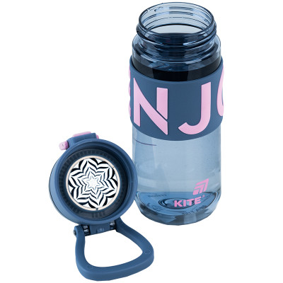 Пляшка для води Kite 550 мл сіро-рожева (K25-1232-2) Вінниця - фото 4