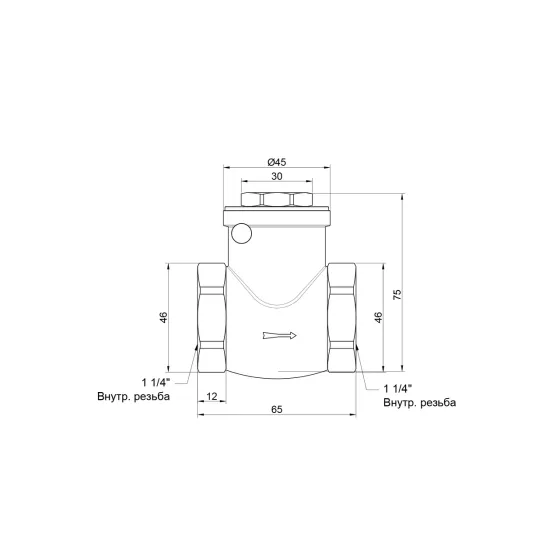 Зворотний клапан Thermo Alliance Standart 1 1/4" SD242W32 Київ