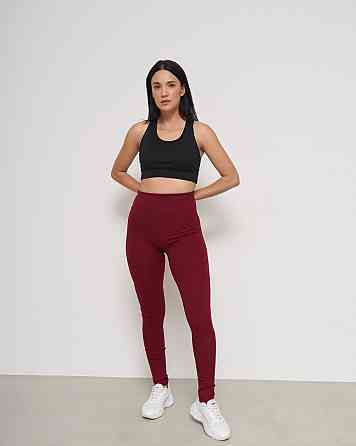 Лосини жіночі в рубчик Nicoletta 10076 Бордовий, XL Київ