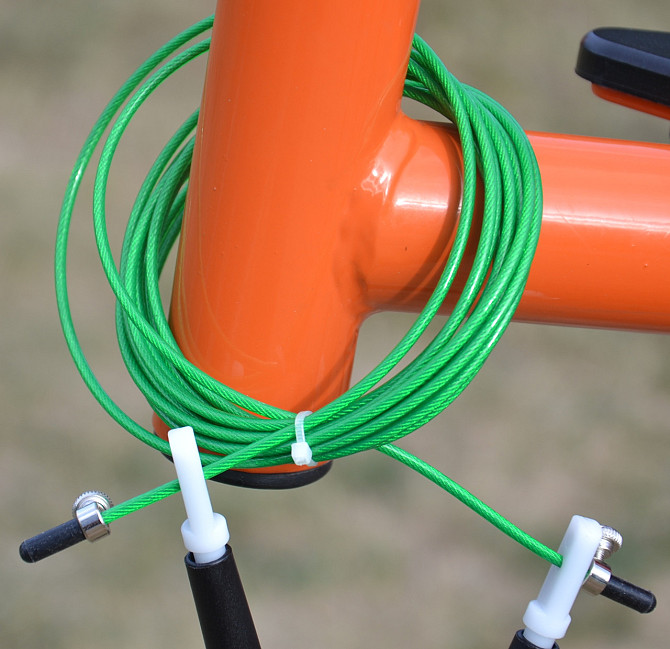 Скакалка швидкісна PowerPlay 4202 Ultra Speed Rope Зелена (2,9m.) Каменское - изображение 7