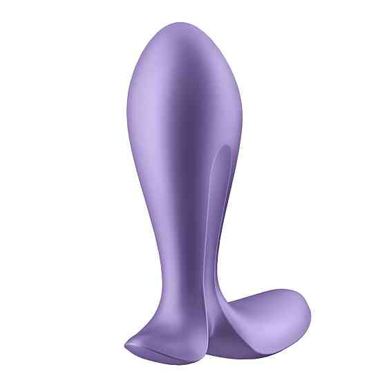 Анальна смарт-пробка з вібрацією Satisfyer Intensity Plug Purple Sex Aura Київ