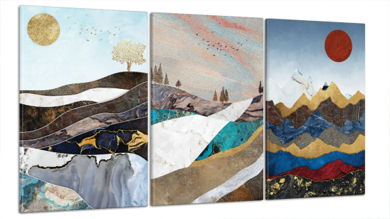 Модульна картина Абстракція Природа Art-8_B3 Київ