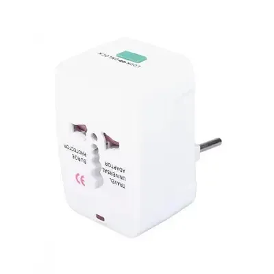 Мережевий трійник Multi/Global Functions квадратний (1287), універсальний адаптер з кількома розетками Одеса