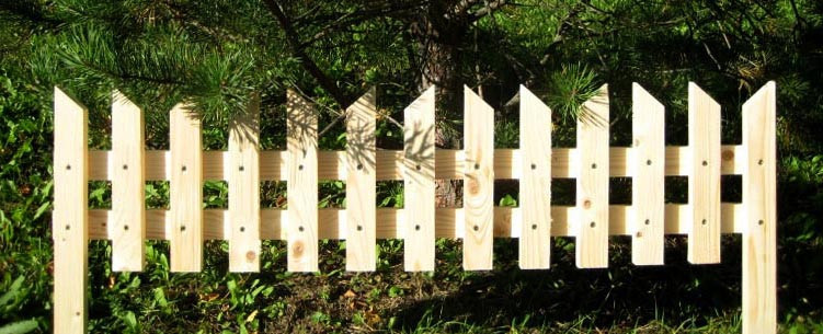 Ограждение для клумб 