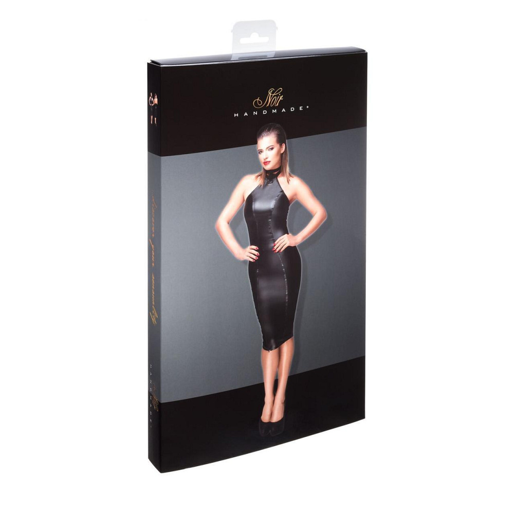 Сукня-олівець з мокрим ефектом Noir Handmade F160 Powerwetlook pencil dress, M Sex Aura Київ - фото 6