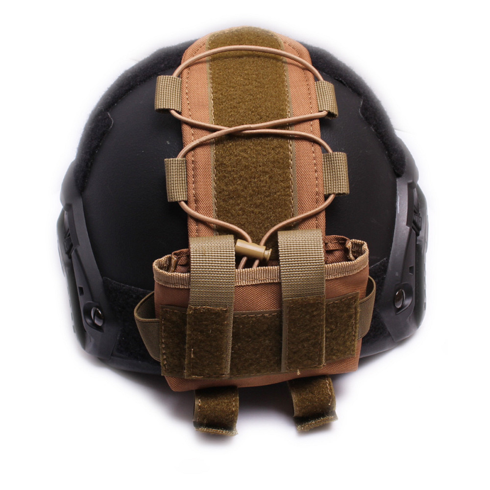 Подсумок на шлем, противовес на каску, сумка для батарей Койот Одесса - изображение 4