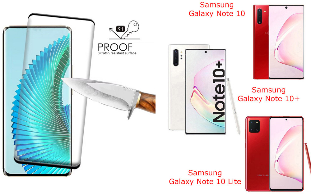 Защитное стекло HyperGlass Pro для Samsung Galaxy Note 10, Galaxy Note 10+, Galaxy Note 10 Lite – максимальная Киев - изображение 2