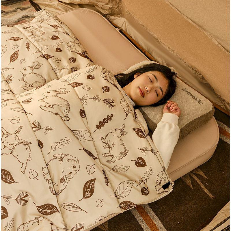 Спальний мішок Naturehike MT180 CNH22SD015, правий, бежевий з принтом Киев - изображение 3