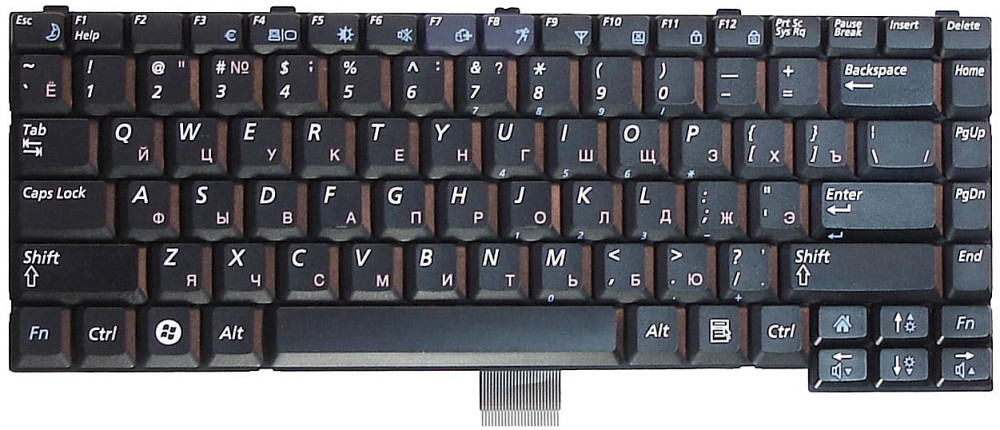 Клавиатура для ноутбука Samsung (G10, G15) Black, RU Вінниця - фото 2
